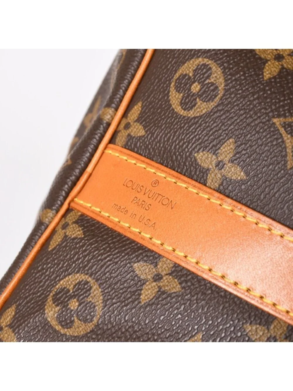 Louis Vuitton Keepall Bandouliere 50 Boston Bag Monogram Vachetta Leather